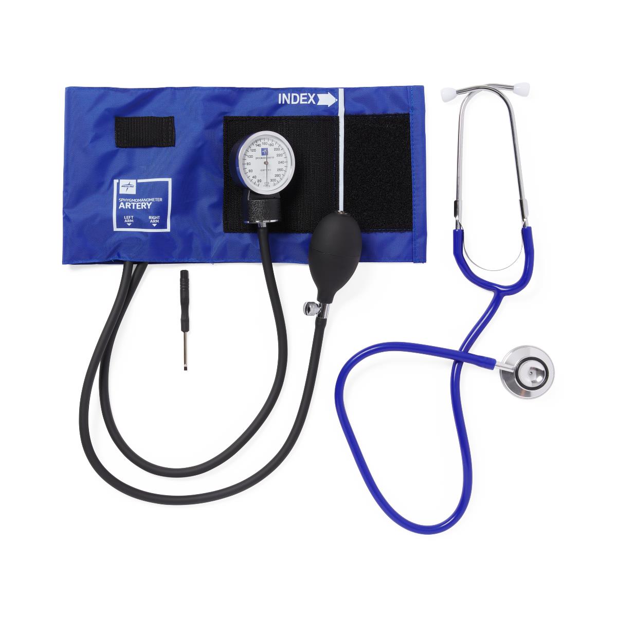 Digital Aneroid Blood Pressure Monitor & Stethoscope Kit for Adults - Accurate Home Blood Pressure Measurement for Health Tracking & Doctor Visits