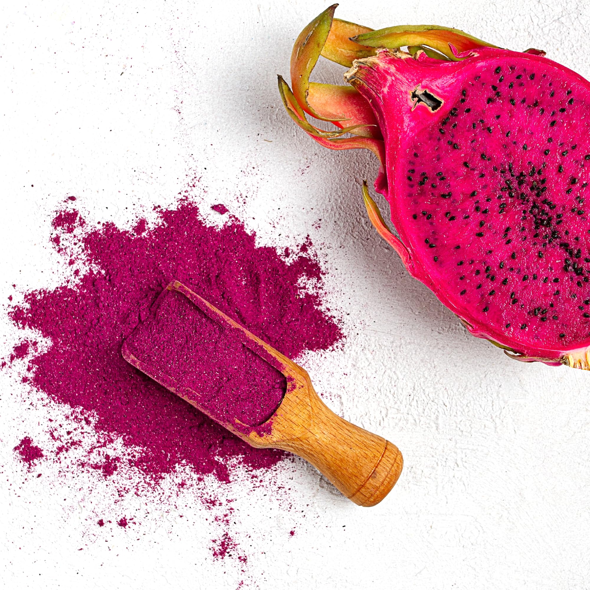 Organic Freeze Dried Dragon Fruit Powder (Pitahaya) - 5lb Bulk Pack - Natural Superfood for Smoothies, Baking & Healthy Snacks - Vegan, Gluten-Free, Non-GMO - Perfect for Smoothie Bowls, Yogurt Toppings & Energy Bars