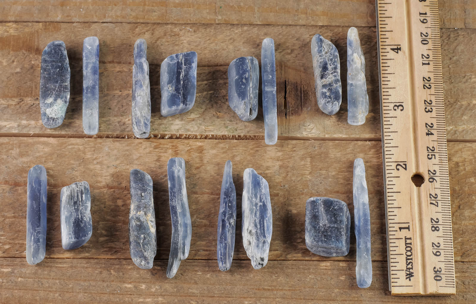 Natural Blue Kyanite Tumbled Stones - Healing Crystals for Meditation, Chakra Balancing & Self Care Gifts (E0012) | Perfect for Reiki, Yoga & Spiritual Wellness