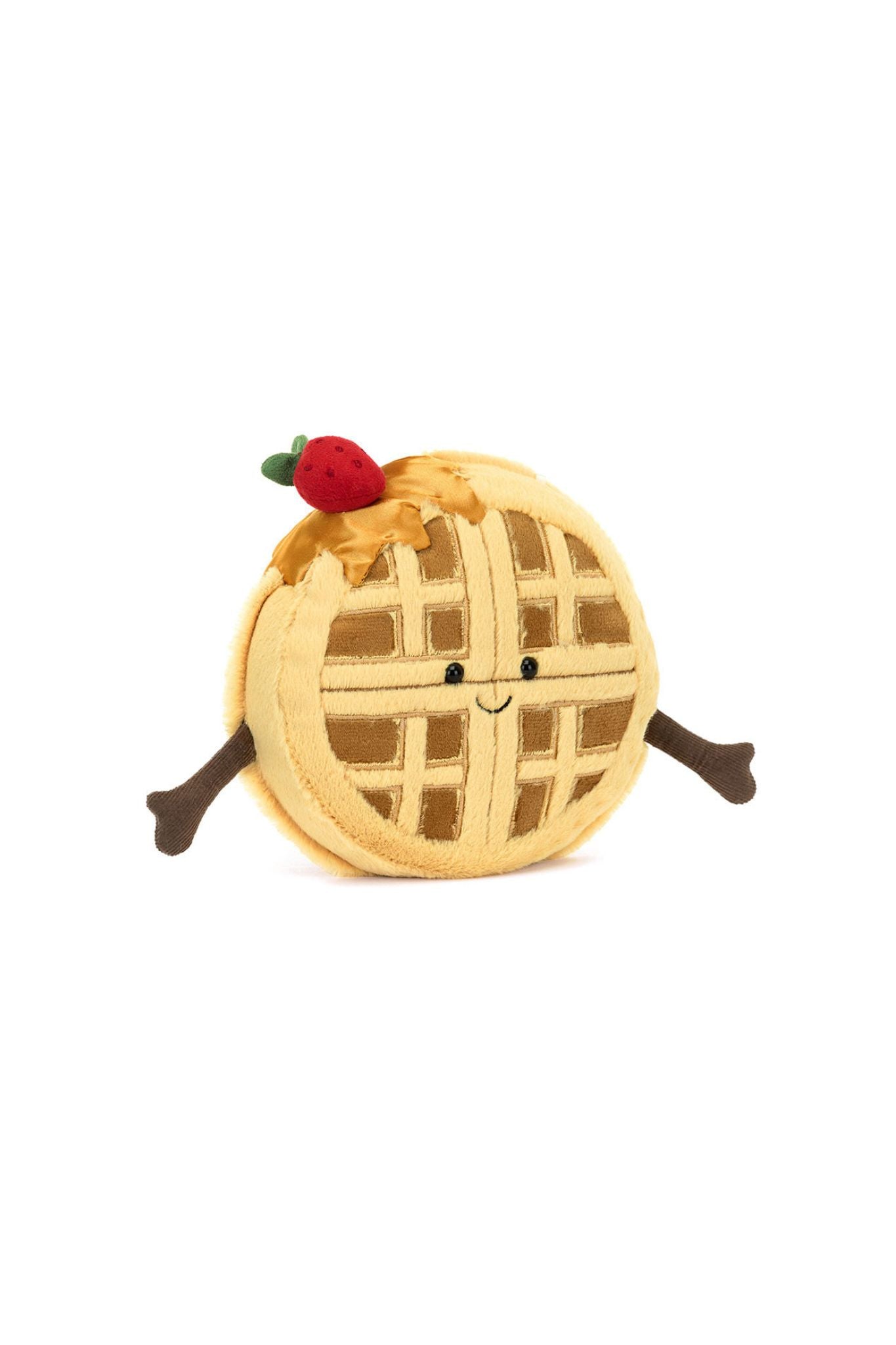 Jellycat Amuseables Rene Waffle Plush Toy - Soft & Cuddly Stuffed Animal for Kids, Babies & Collectors | Perfect for Playtime, Nursery Decor & Gift Giving