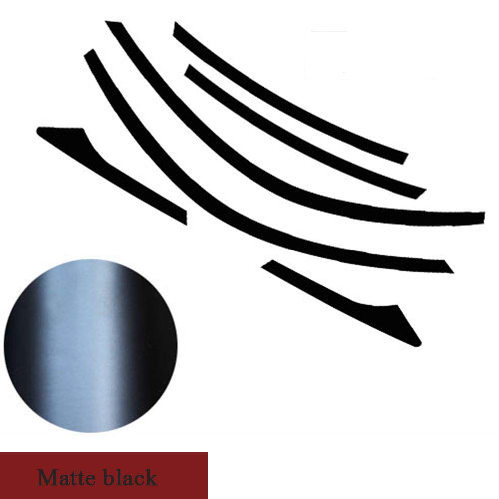 XITER Matte Black Car Door Window Edge Trim Stripe - Exterior Auto Body Cover Sticker Accessories for Honda Accord 10th Gen (2018-2022) - Enhance Style & Protection for Sedan, Commuting & Car Shows