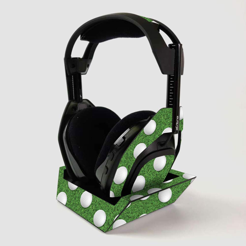 ASTRO Gaming A50 Wireless Headphone & Base Station Vinyl Skin Wrap - Golf Design | Protective Durable Decal Cover | Easy to Apply & Remove | Made in USA | Perfect for Gaming Setup & Headset Protection