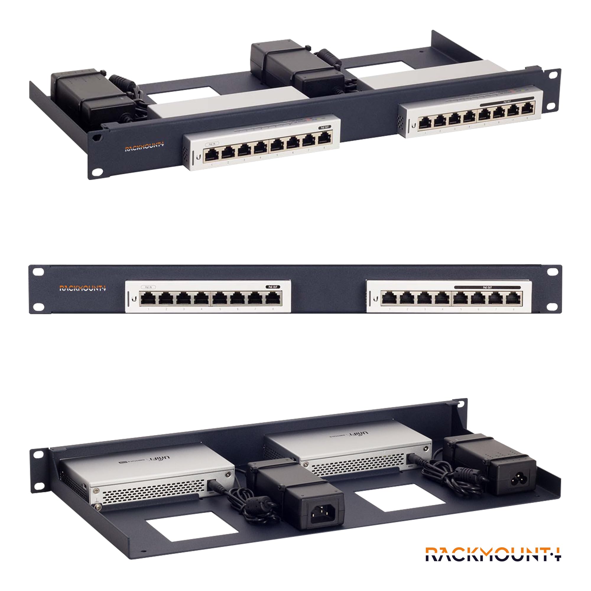 RM-UB-T1 Rack Mounting Kit for Ubiquiti UniFi Switch 8 & 8-60W - Secure Server Rack Installation for Network Switches | Perfect for Data Centers & Home Office Networks
