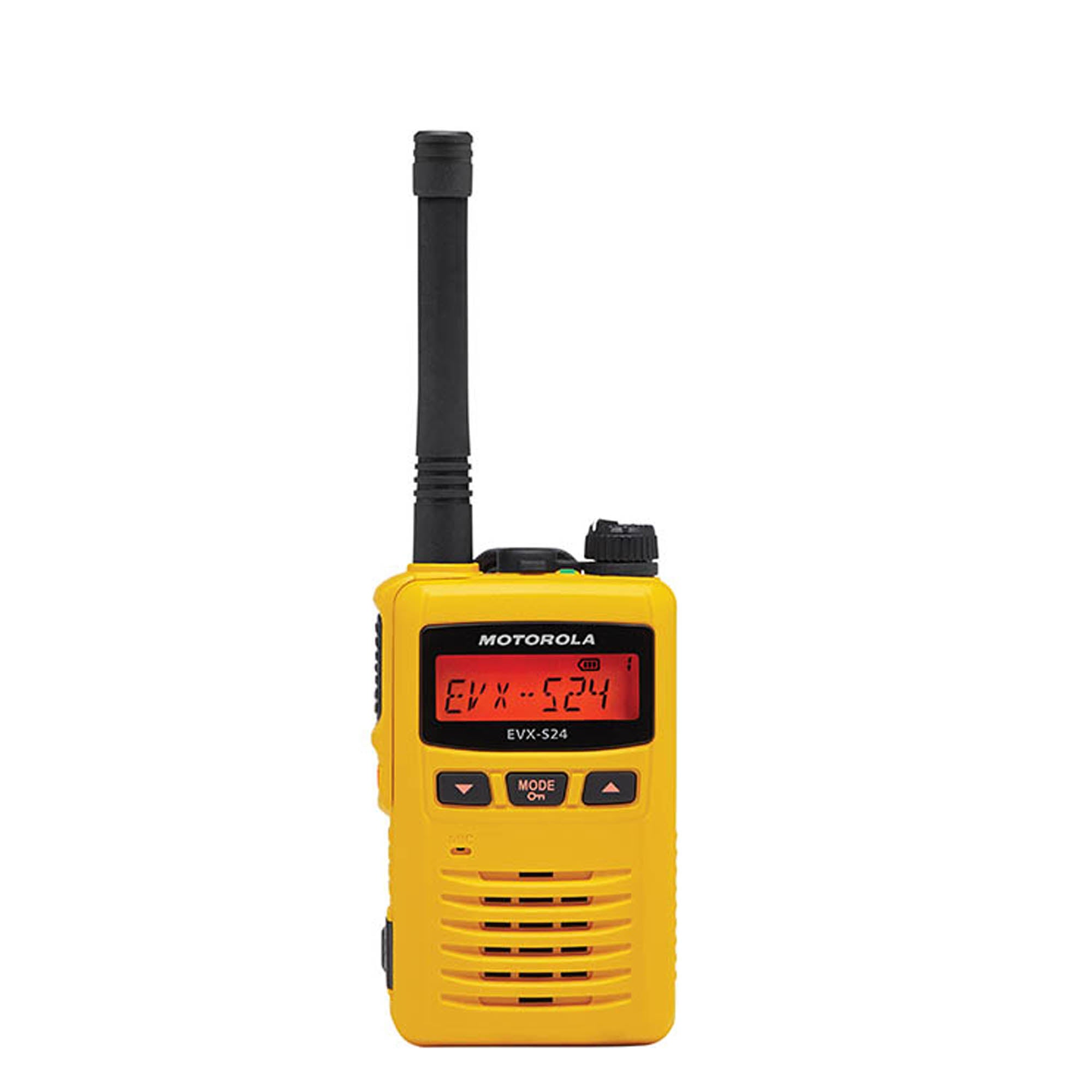Motorola EVX S24 Two-Way Radio - Long Range Walkie Talkie for Business & Outdoor Adventures - Durable & Reliable Communication Solution for Construction, Security & Hiking