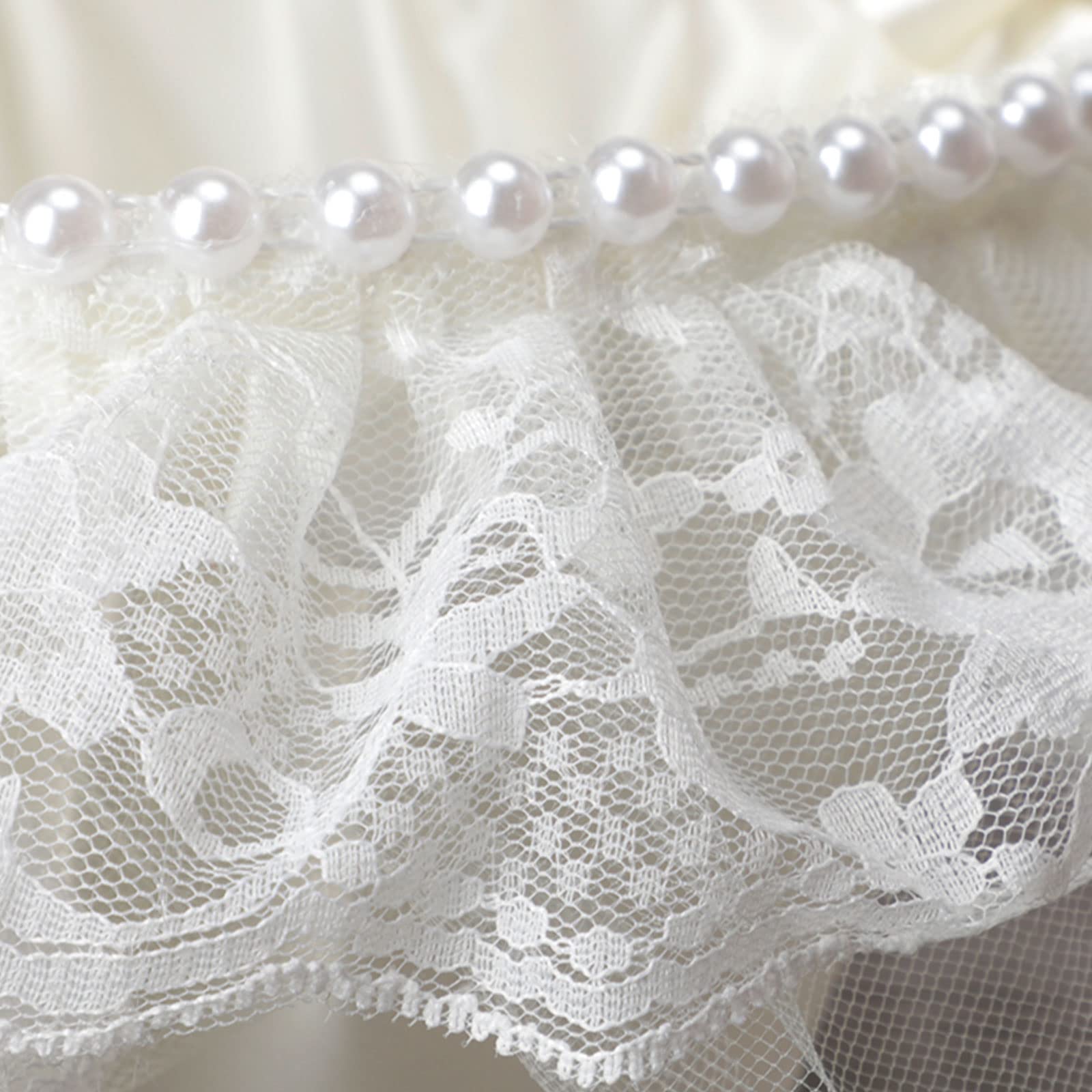 Elegant White Lace Flower Girl Basket with Silk Roses & Pearls - 2 Pack Wedding Ceremony Decor for Bridal Party, Flower Girls, Baby Showers & Special Events