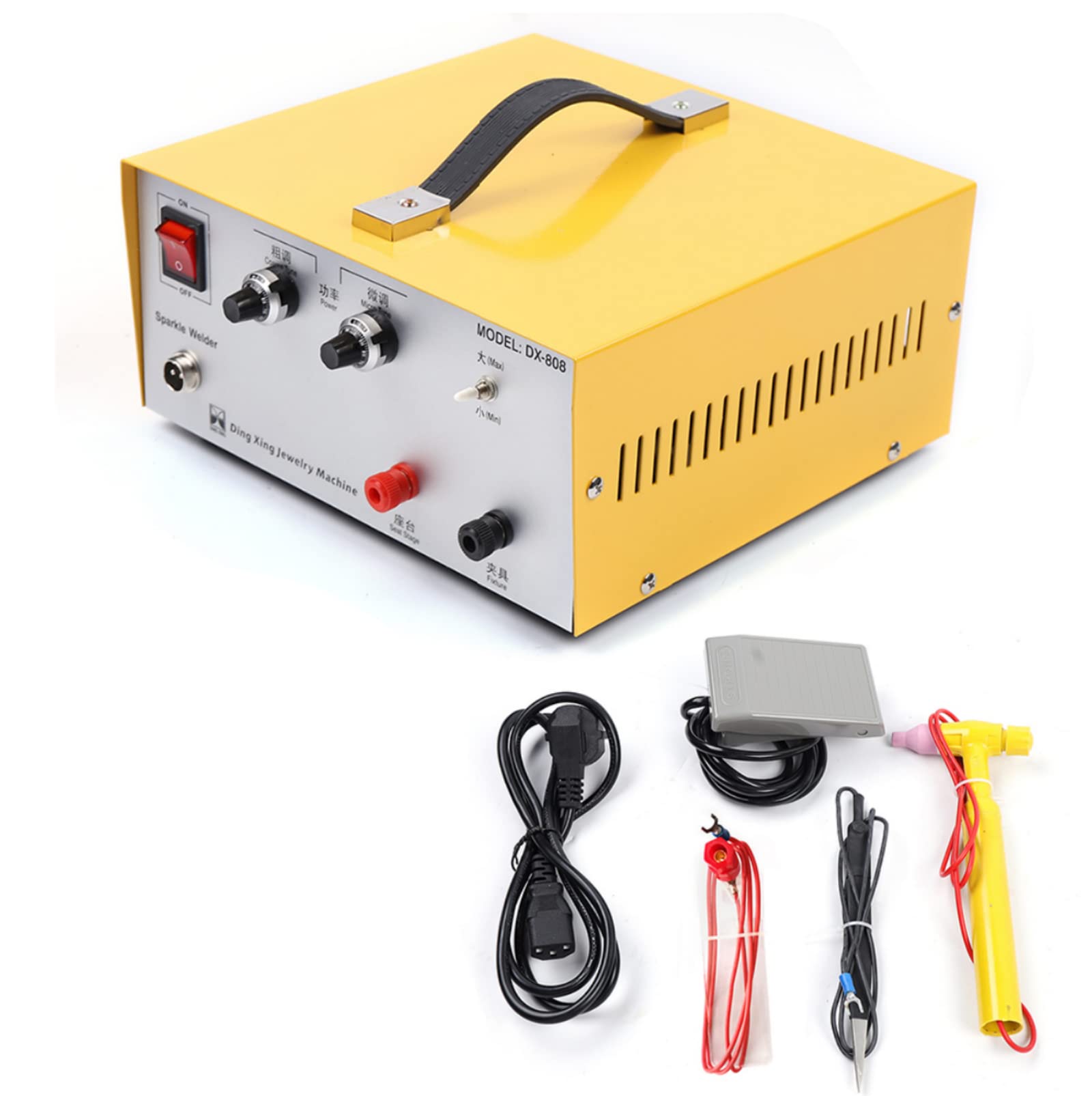 80A 110V 400W Portable Jewelry Spot Welder Machine - Gold Silver Platinum Welding Tool with Pulse Sparkle Technology | Perfect for Jewelry Repair, DIY Crafting & Professional Jewelry Making