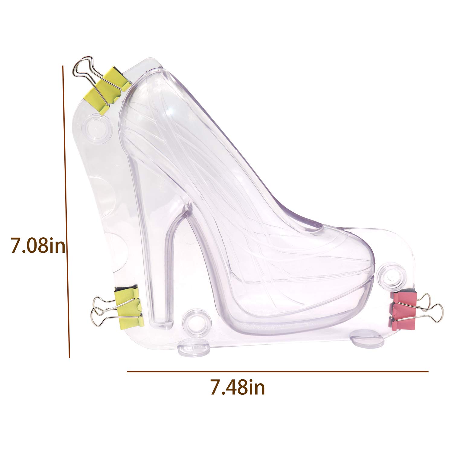 3D High Heel Shoe Chocolate Mold - 7.5