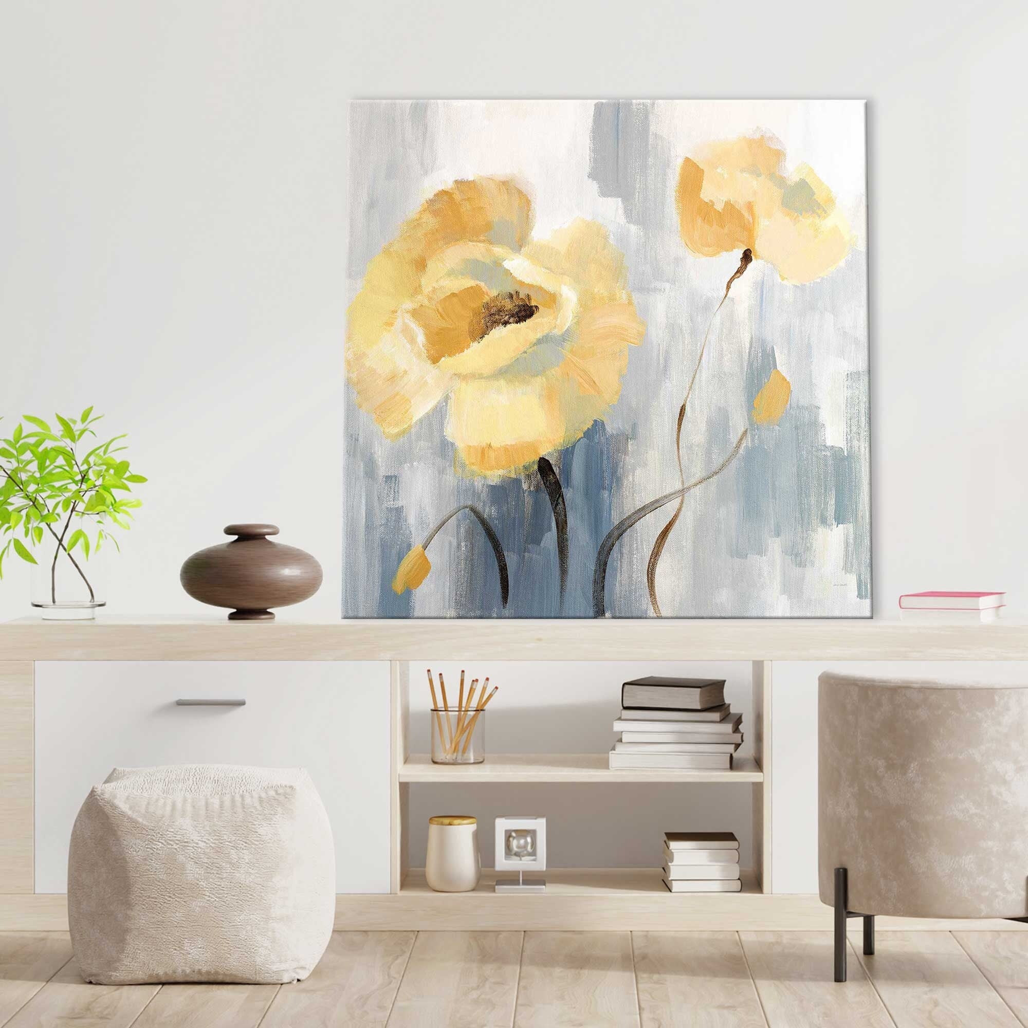 Blossom Beguile II Canvas Art Print by Lanie Loreth - Floral Wall Decor for Living Room, Bedroom & Office