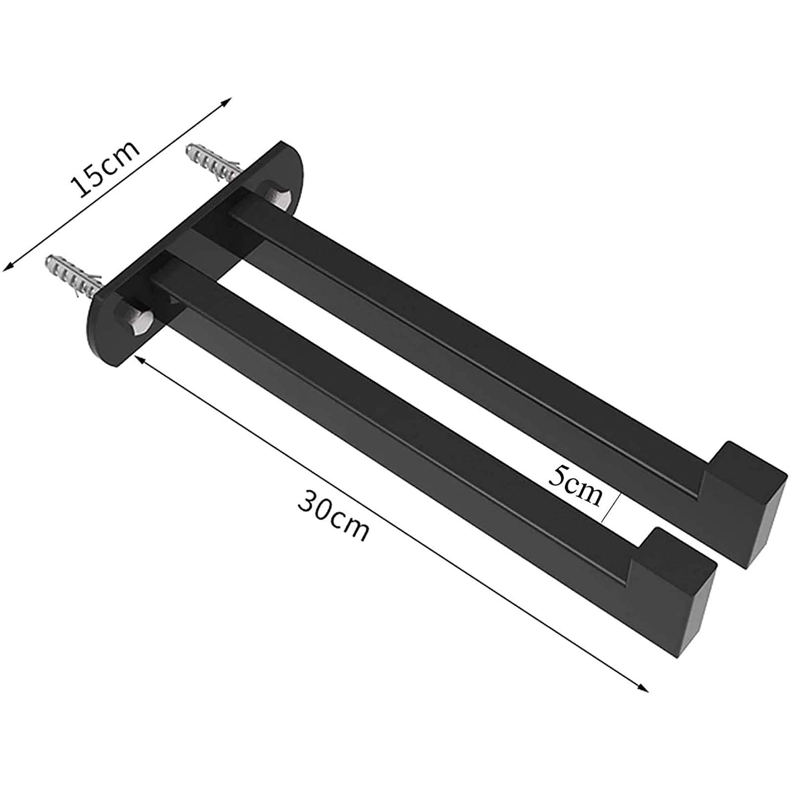 Barbell Bracket - Heavy Duty Wall Mounted Barbell Bar Storage Rack for Home Gym, Space Saving Sports Equipment Organizer | Perfect for Garage, Basement, and Fitness Room Organization
