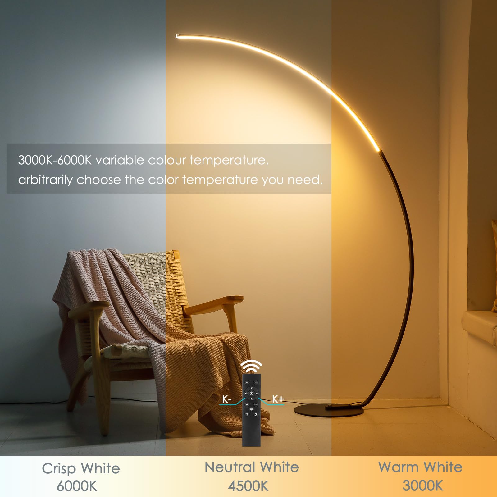 NUÜR Arc Floor Lamp - 67