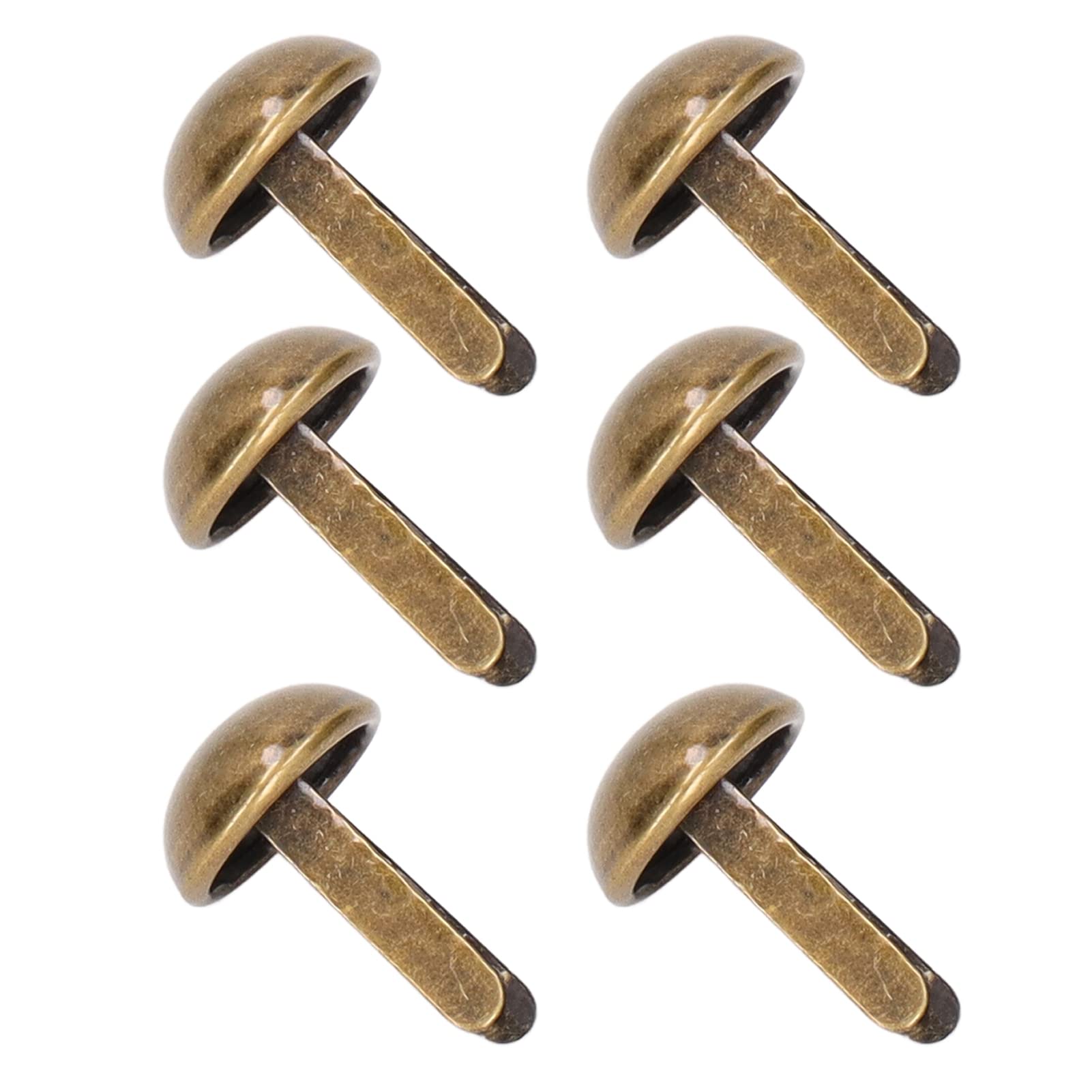 Jeanoko Decorative Upholstery Tacks - 200 Pack Glossy Metal Tacks for Furniture, Luggage & DIY Projects - Easy Installation Rust-Resistant Nails for Home Decor & Crafts