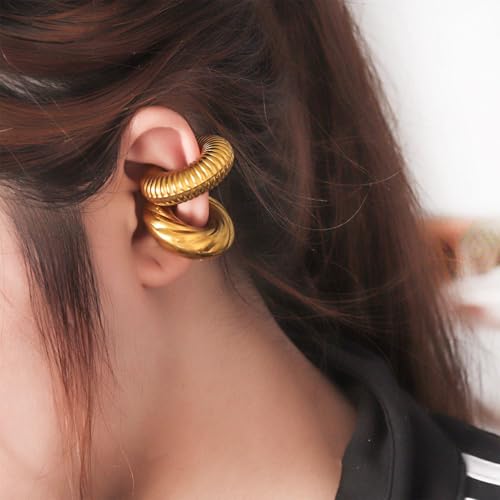 A34:chunky ear cuff