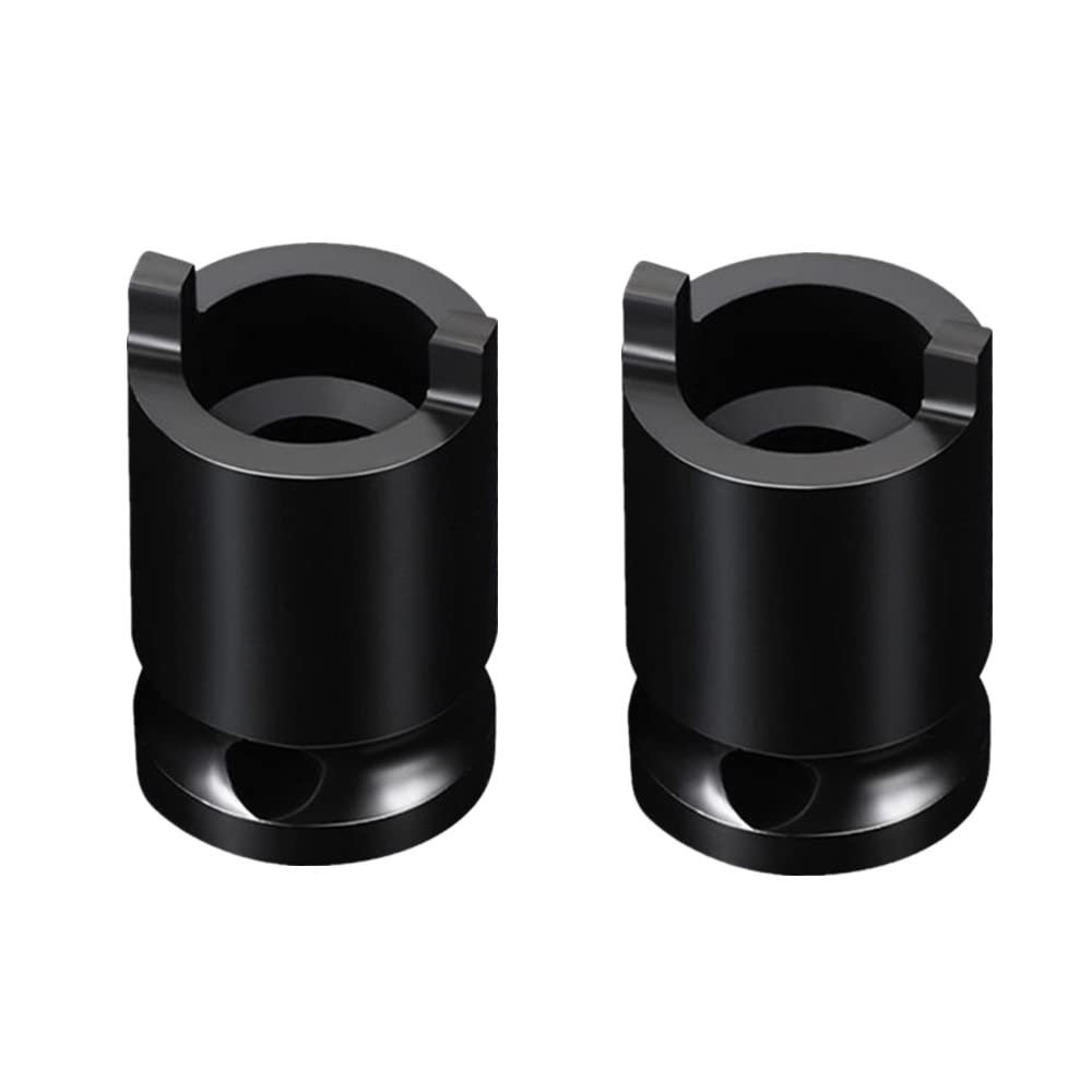 Pulunto 2Pcs Universal Angle Grinder Socket Wrench Set - 1.52 x 0.94 Inch Manual & Electric Pressure Plate Removal Sleeve Tool for Car Repair, Metalworking & DIY Projects