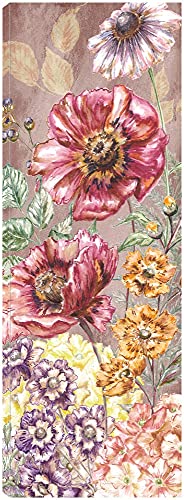 Wildflower Medley panel gold II