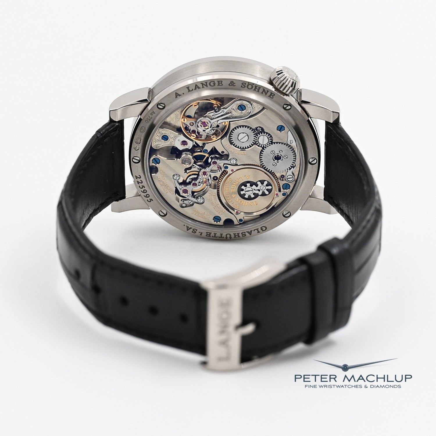 Luxury A. Lange & Söhne Zeitwerk Men's Watch - Genuine Leather Strap - German Precision Timepiece for Business & Formal Occasions