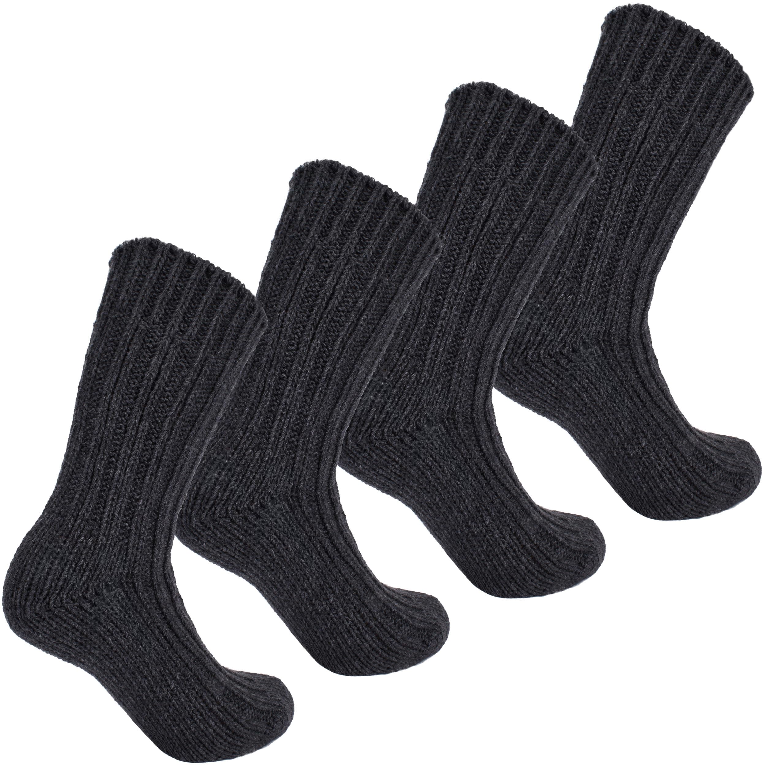 2 Pairs Unisex Alpaca Wool Socks - Ultra Warm Thick Winter Socks for Men & Women - 100% Premium Alpaca Thermal Boot Socks - Perfect for Hiking, Skiing & Cold Weather Activities