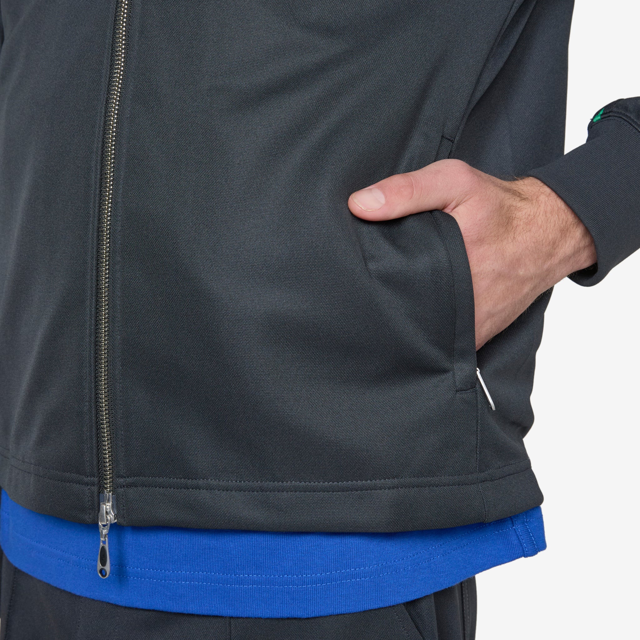 ASICS NOVALIS Styrax Track Jacket for Men & Women - Lightweight Running Windbreaker with Breathable Fabric - Perfect for Jogging, Gym Workouts & Outdoor Sports (Anthracite)