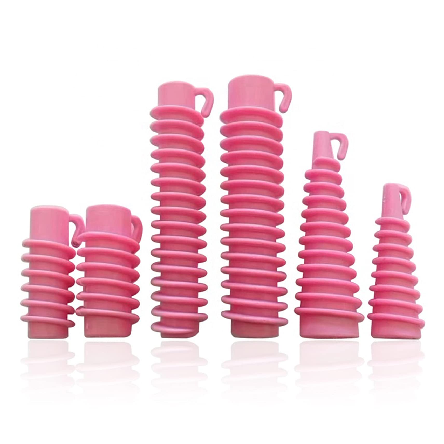 Winwinfly Spiral Hair Perm Rods - Plastic Hair Rollers for Natural & Long Hair - Professional Salon Curlers for Styling & Perming - Perfect for Home & Salon Use