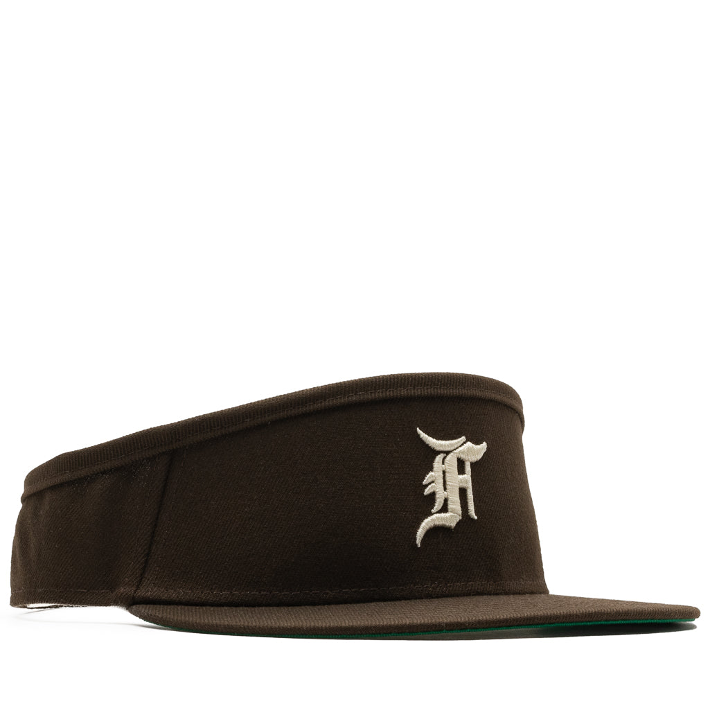 New Era x Fear Of God 59FIFTY Fitted Cap - Walnut Brown Adjustable Baseball Hat for Men - Perfect for Streetwear, Sports & Casual Outfits