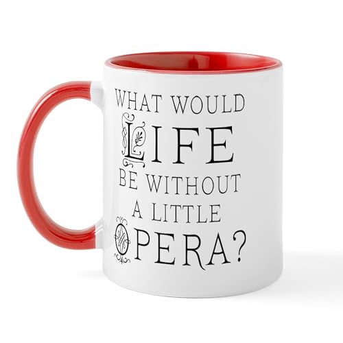White/Red Inside - Opera Singer Gift Mug