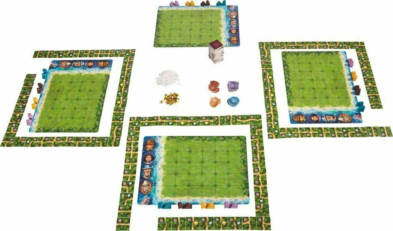 Karuba Tile Laying Puzzle Board Game - Family Strategy Game for Kids & Adults - Perfect for Game Nights, Travel & Educational Play
