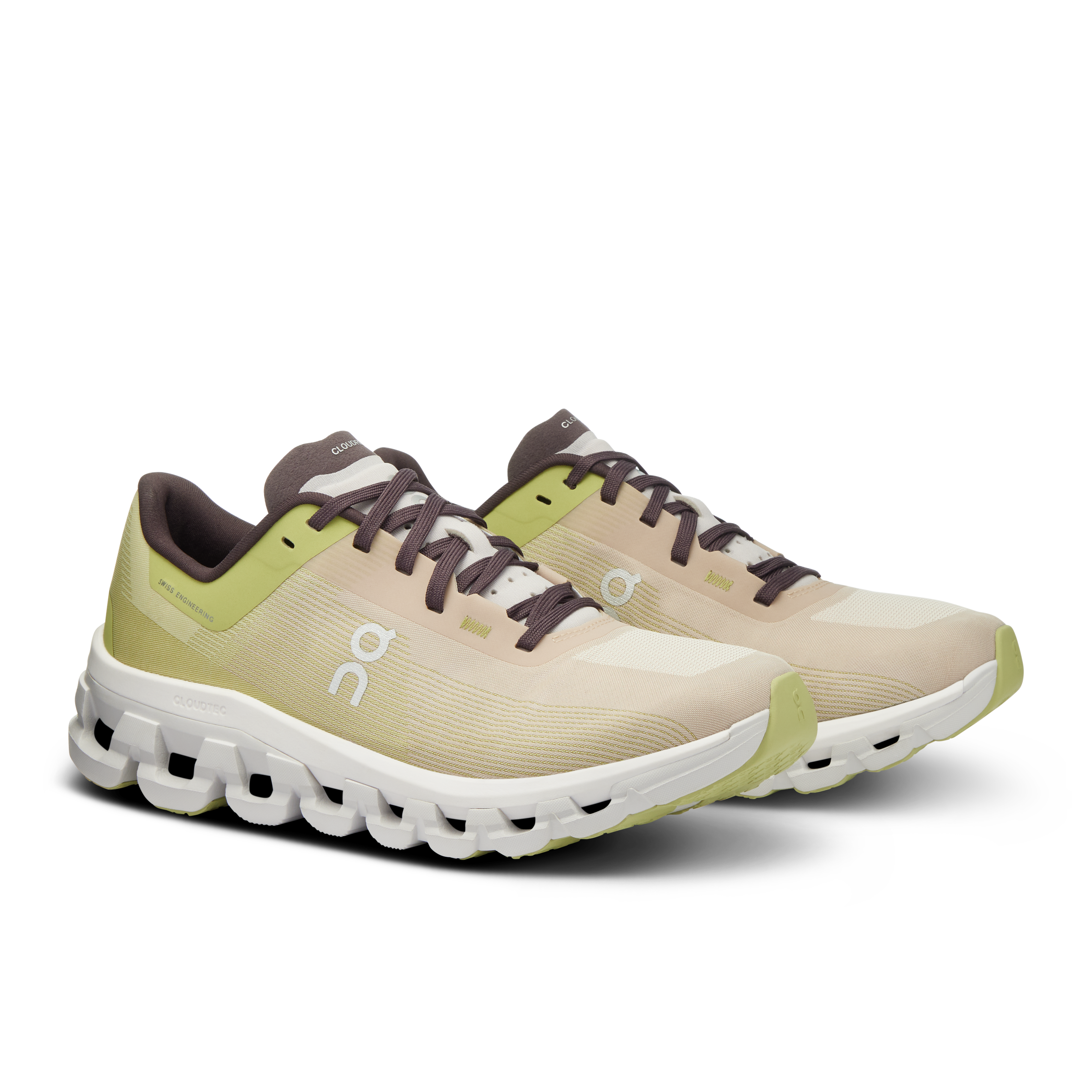 On Running Women's Cloudflow 4 Running Shoes - Lightweight & Breathable for Women - Zest/Frost Color - Perfect for Road Running, Jogging & Gym Workouts