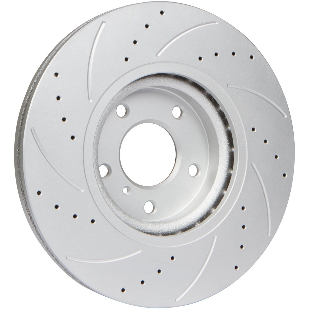 GT//Rotors Drilled & Slotted Brake Disc Rotors with Ceramic Pads Kit for Lexus IS250 2009-2013 & GS300 2006 - High Performance Braking System for Daily Driving and Track Use