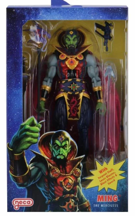 Defenders of the Earth Action Figure - Ming the Merciless Collectible Toy | King Features Licensed Merchandise | Perfect for Comic Book Fans & Collectors