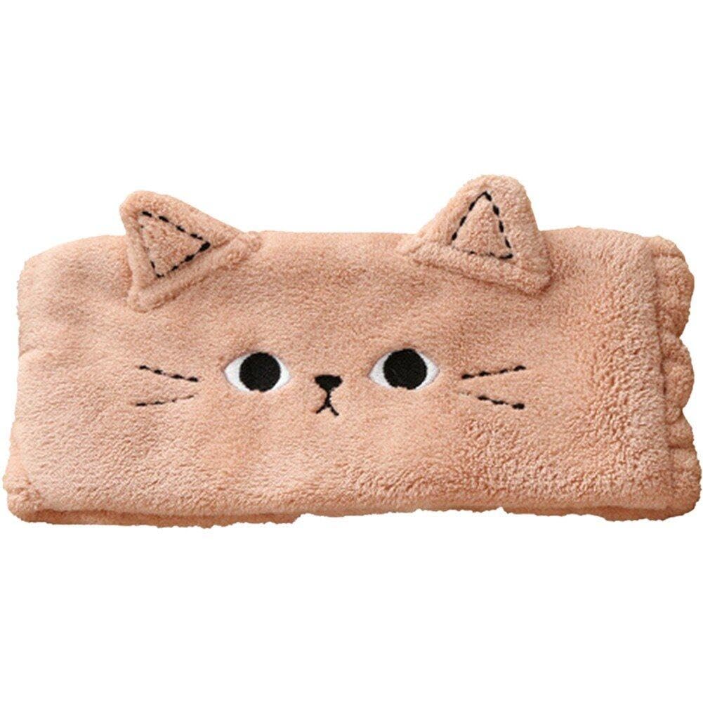 Cute Cat Ear Headband for Women - Soft & Stretchy Hair Band for Washing Face, Makeup, Skincare, Yoga & Spa - Perfect for Beauty Routine, Self Care & Relaxation