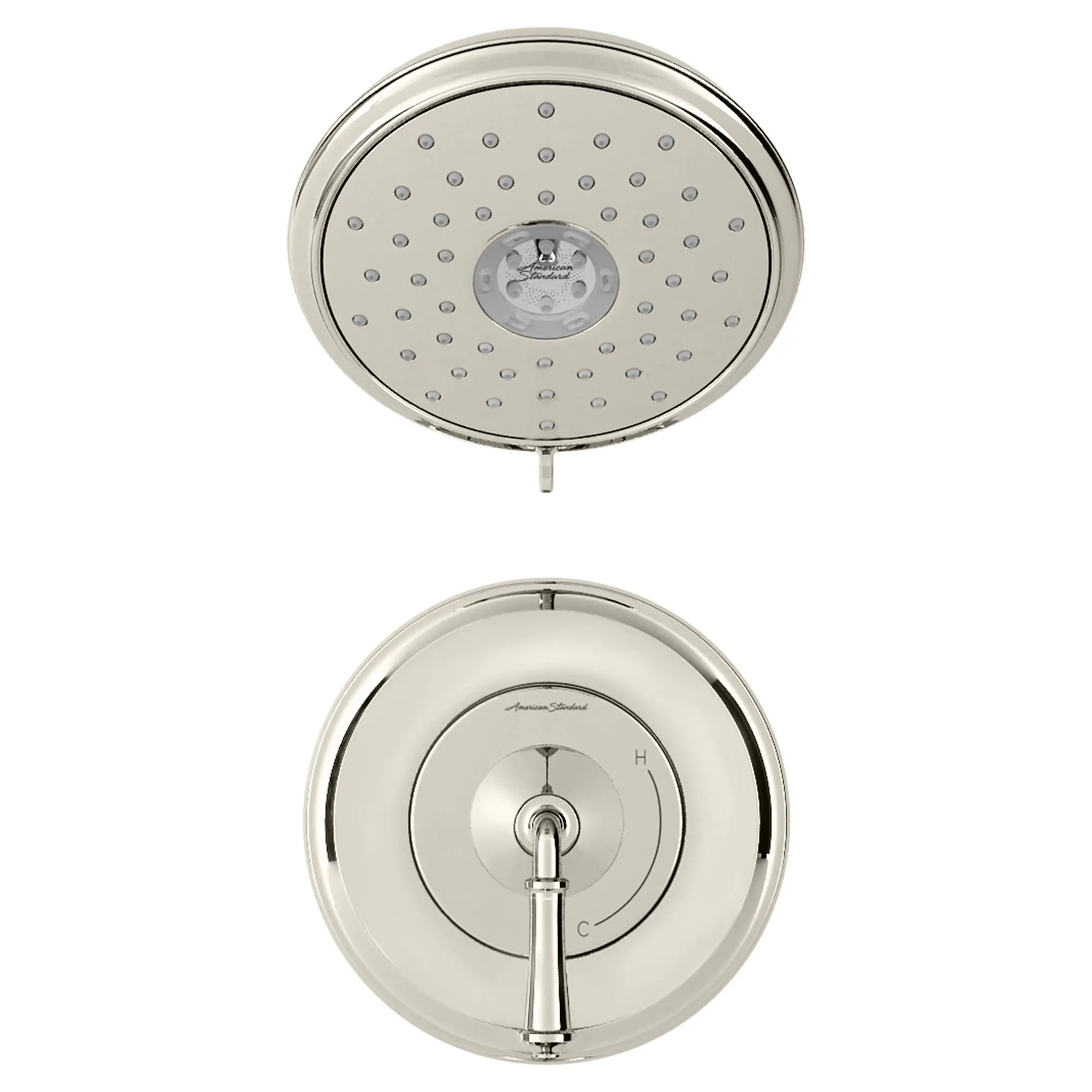 Delancey® 1.8 GPM/6.8 LPM Water Saving Shower Trim Kit - 4 Function Showerhead & Lever Handle for Bathroom & Spa Relaxation