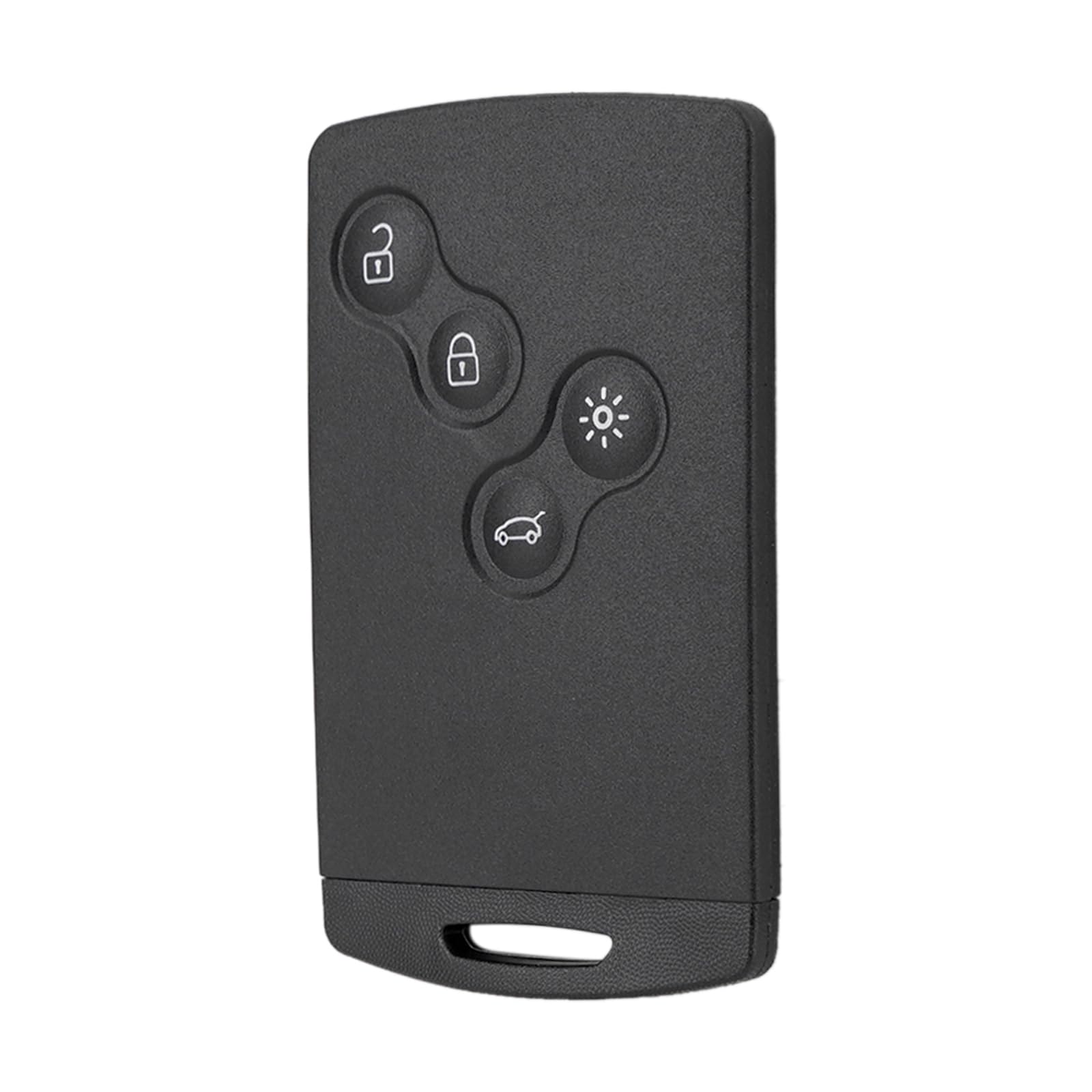 Renault Clio IV & Captur Replacement Remote Key Fob (4 Buttons) with PCF745M (4A) Chip & VA2 Blade - Includes Screwdriver & Key Ring - Perfect for Key Replacement, Car Accessories, and Vehicle Security Upgrades