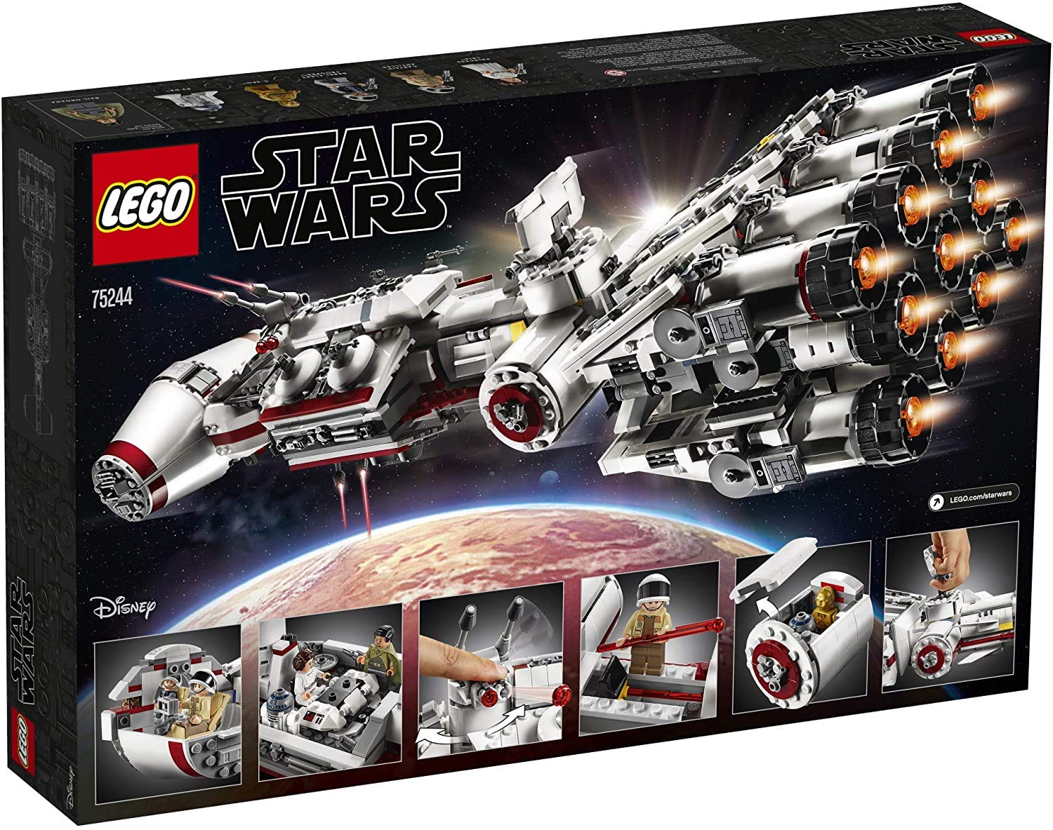 LEGO Star Wars: A New Hope 75244 Tantive IV Building Kit (1768 Pieces) - 2019 Collector's Edition for Display & Play | Perfect for Star Wars Fans & Model Builders