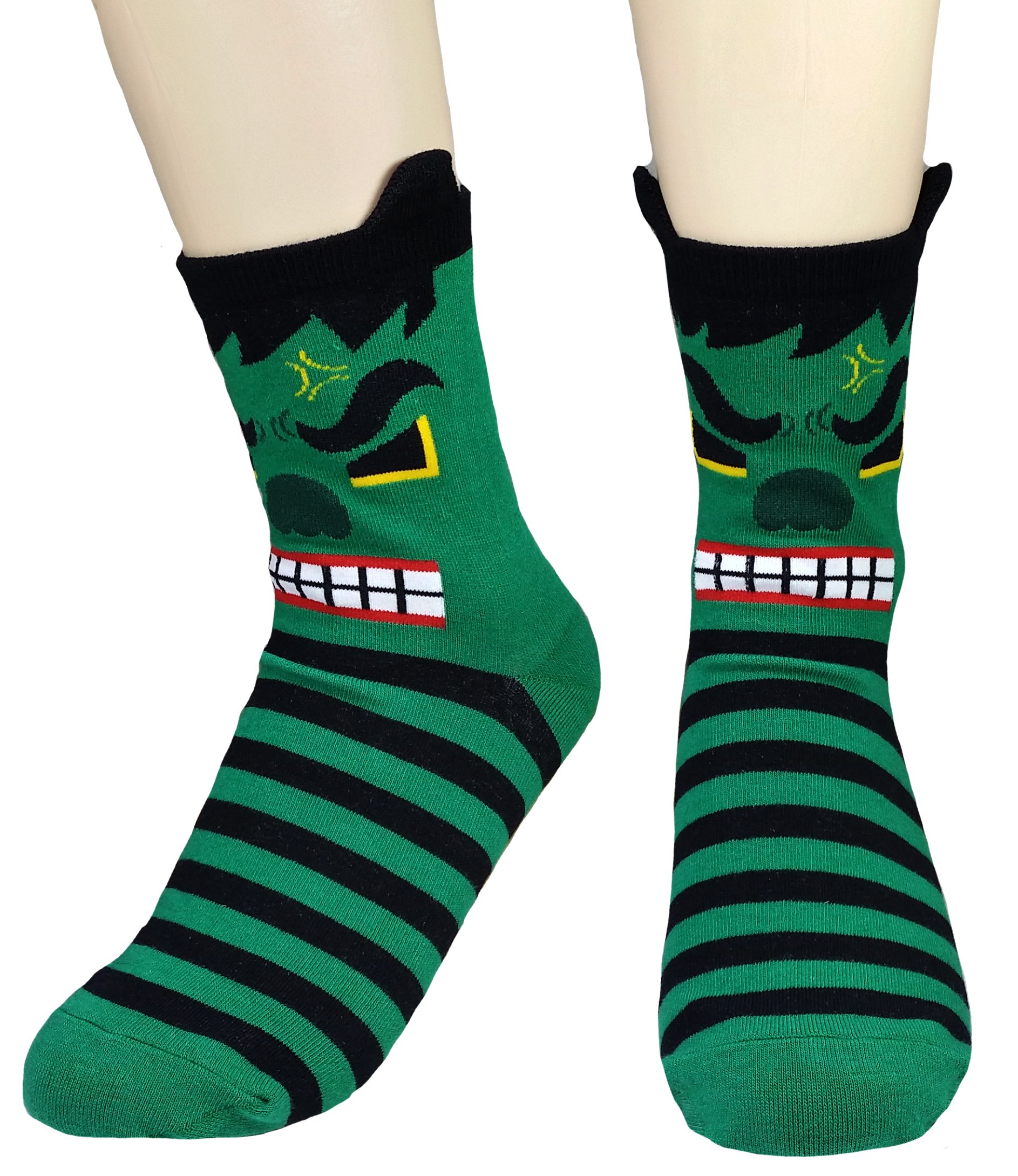 Superhero & Villain Cartoon Socks for Women - Cute & Comfortable Hero Socks Set - Perfect for Cosplay, Gift Giving & Everyday Wear