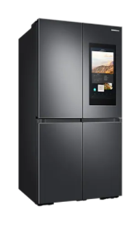 Open Box Samsung RF29A9771SG/AC 29 cu.ft 4-Door Flex Refrigerator with Beverage Center & Family Hub - Black Stainless Steel Smart Fridge for Modern Kitchens & Large Families