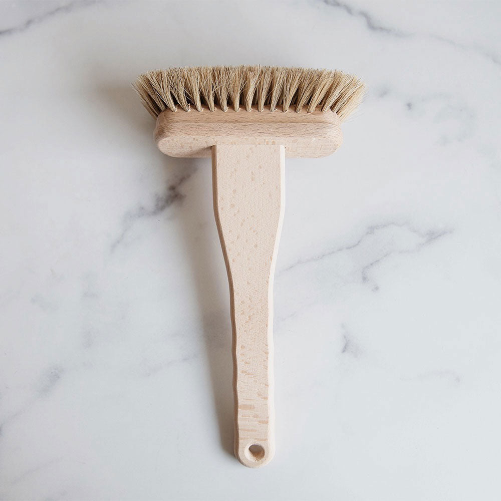 Natural Wooden Shower & Tub Cleaning Brush with Soft Bristles - Gentle Scrubbing for Bathroom, Kitchen, and Tile Surfaces - Perfect for Daily Cleaning & Stain Removal