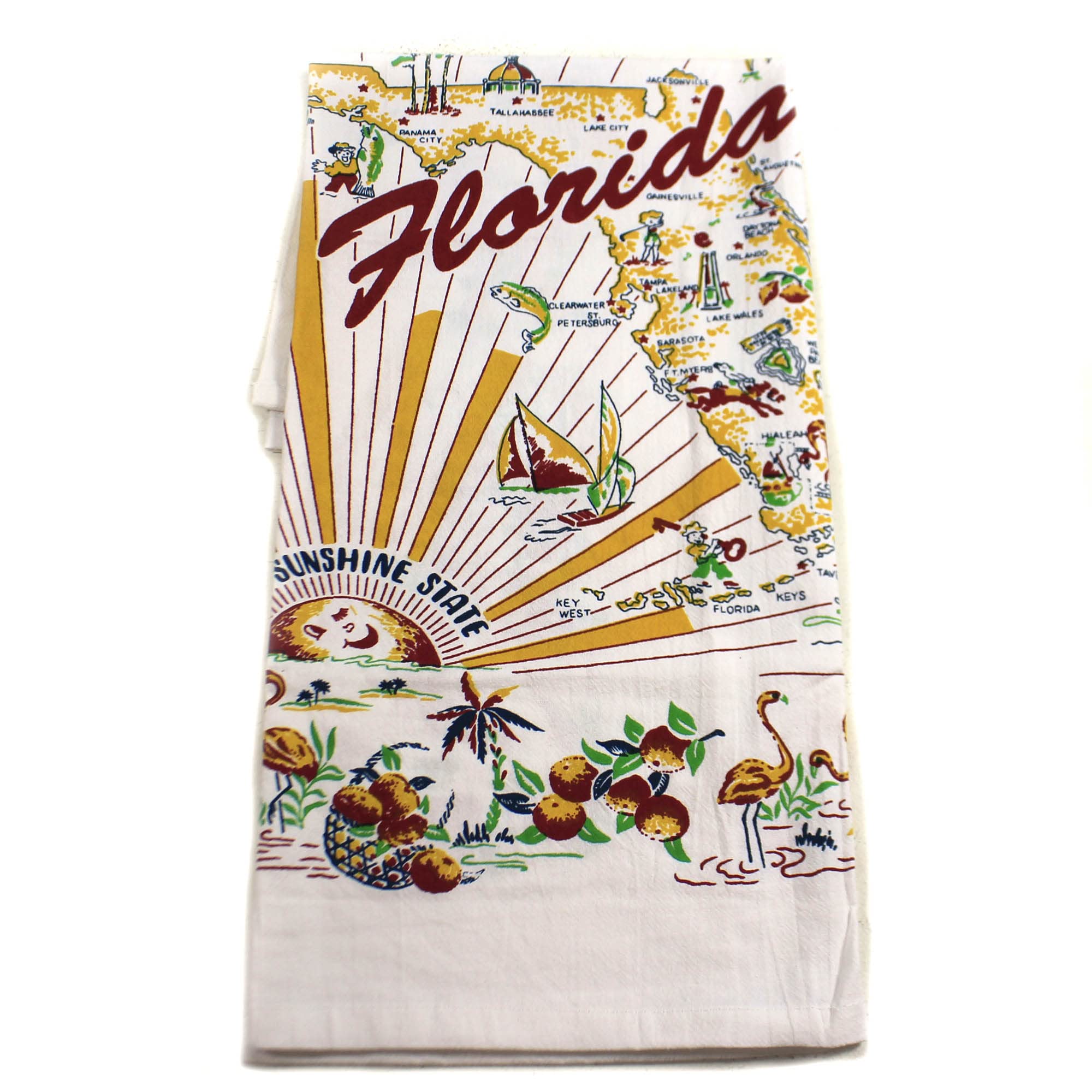 Florida State Souvenir Dish Towel - Kitchen & Dining Decor
