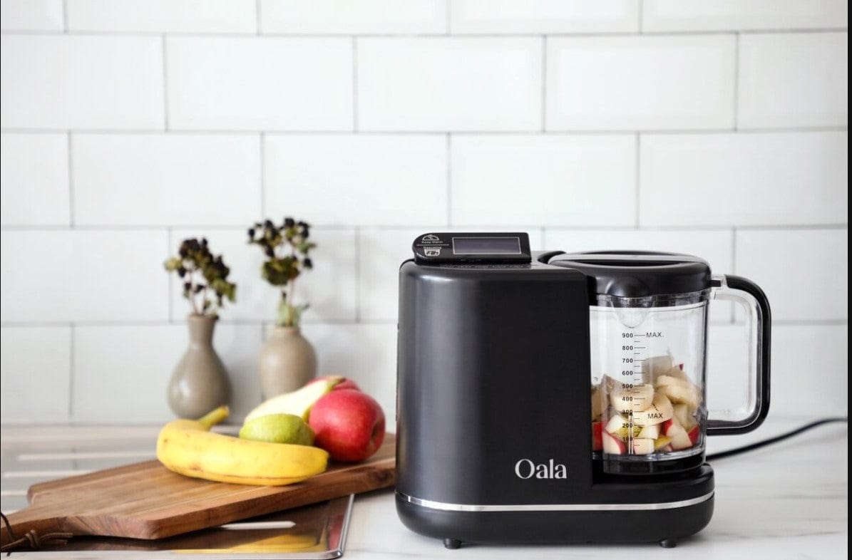Oala Digital Baby Food Maker - Smart Baby Food Processor with Timer & Auto Shut-Off for Homemade Purees & Meals - Perfect for Infants & Toddlers at Home or Travel