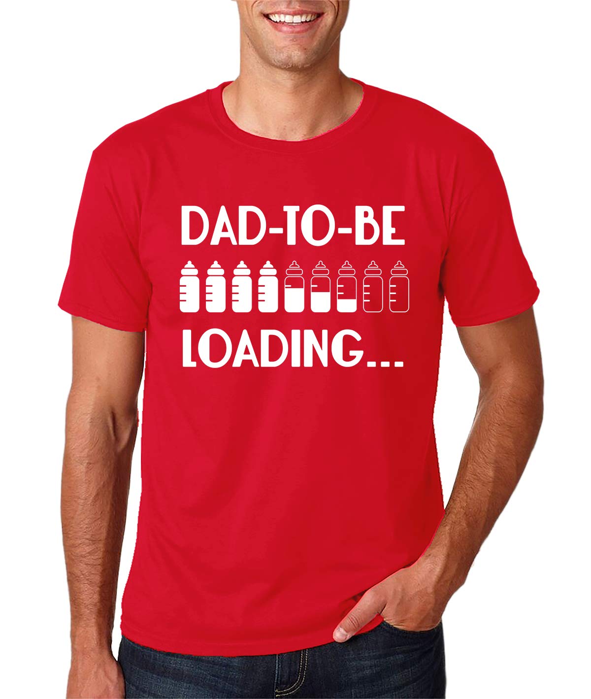 Dad to Be Loading - Father's Day Pregnancy Announcement T-Shirt for Expecting Dads | Funny Baby Reveal Gift for New Fathers | Perfect for Gender Reveal Parties & Pregnancy Announcements