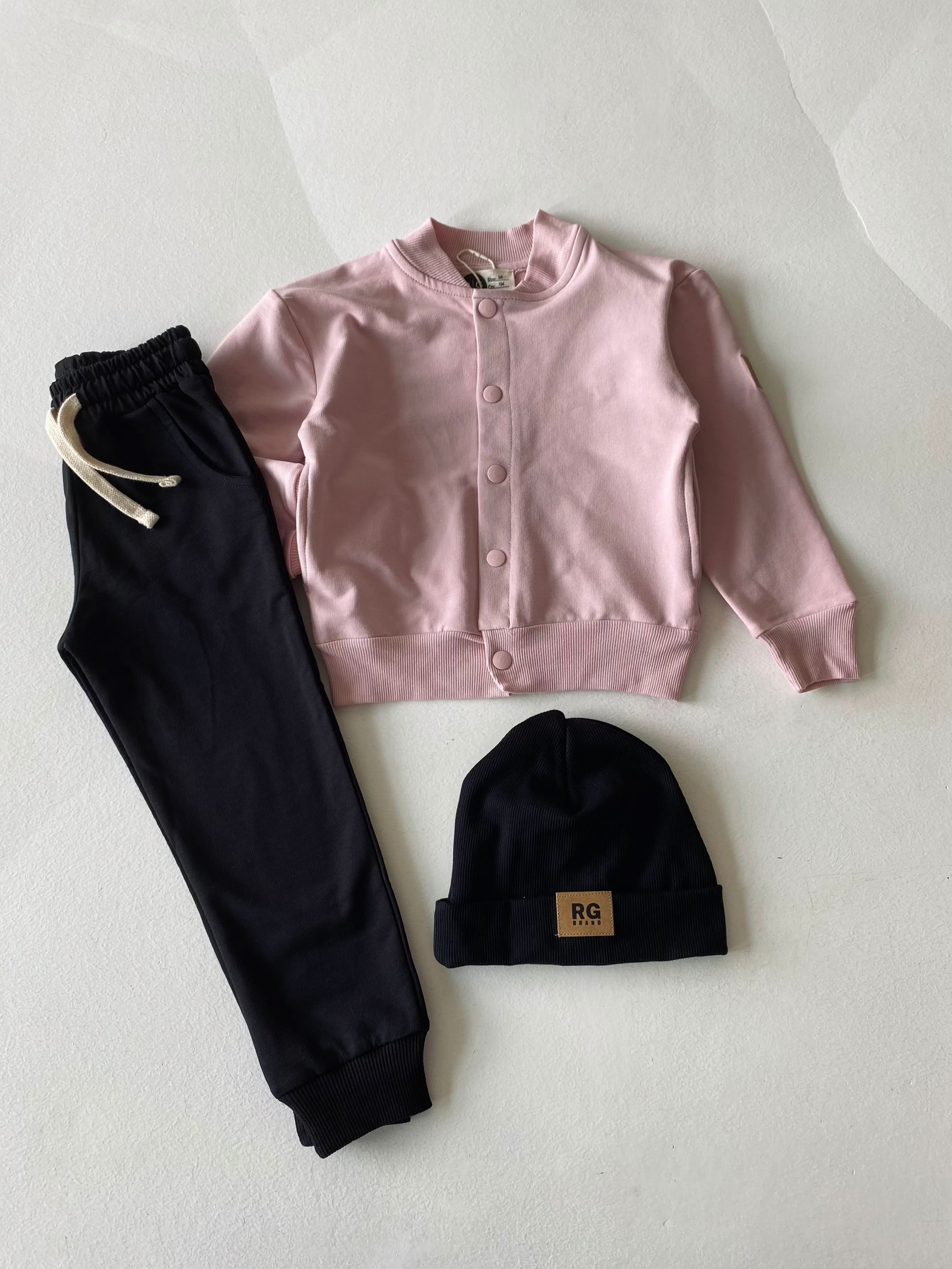 Unisex Kids Hooded Sweatshirt & Jogger Set with Snap Buttons - Cozy Outfit for School, Playdates & Outdoor Activities