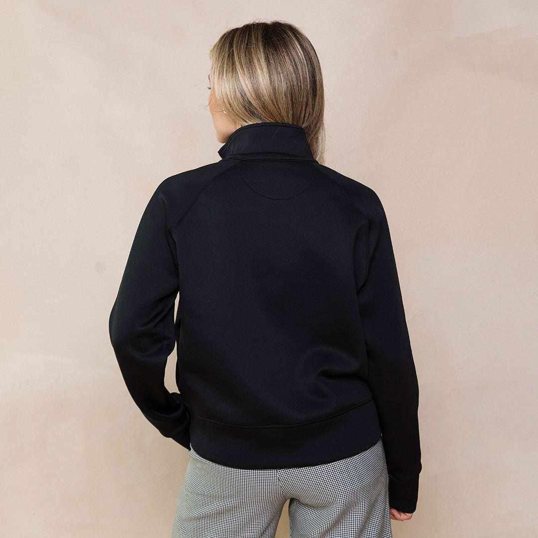 BYU Oxford Zip Up Hoodie - Men's Black Full Zip Sweatshirt for Casual Wear & Outdoor Activities
