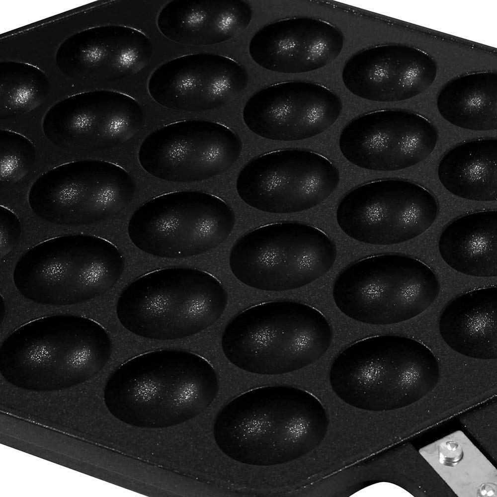 Non-Stick Aluminum Alloy Egg Waffle Pan - Bubble Waffle Maker for Homemade Hong Kong Egg Puffs, Perfect for Breakfast, Desserts, and Street-Style Snacks