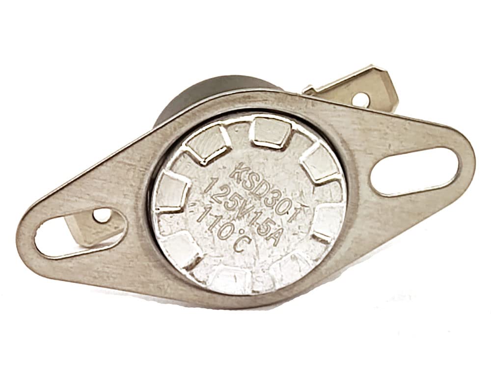 GE WB27X10985 Microwave Oven Thermostat Thermal Fuse Replacement Part - Compatible with GE, Hotpoint & More - Perfect for Microwave Repair & DIY Home Appliance Maintenance