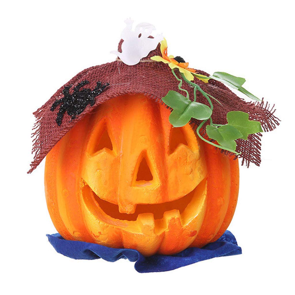 Pumpkin Lantern Night Light - Halloween Bubble Pumpkin Lamp for Home Decor (Style B) | Spooky Indoor & Outdoor Halloween Decorations