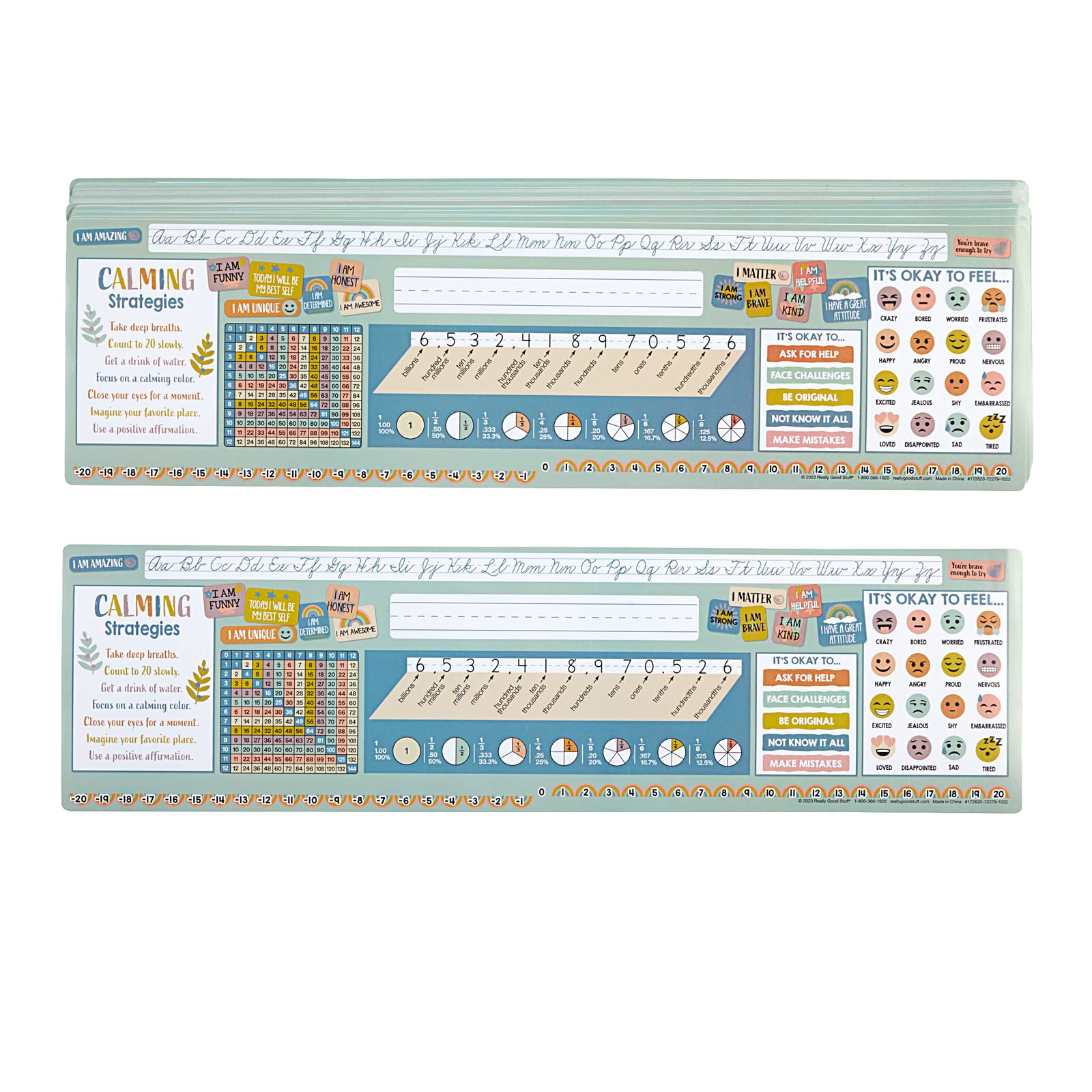 Boho Self-Adhesive Vinyl Desktop Helpers - Set of 24 - Intermediate - Colorful Sticky Notes for Office, School & Home Organization - Perfect for Planners, Journals & Bulletin Boards