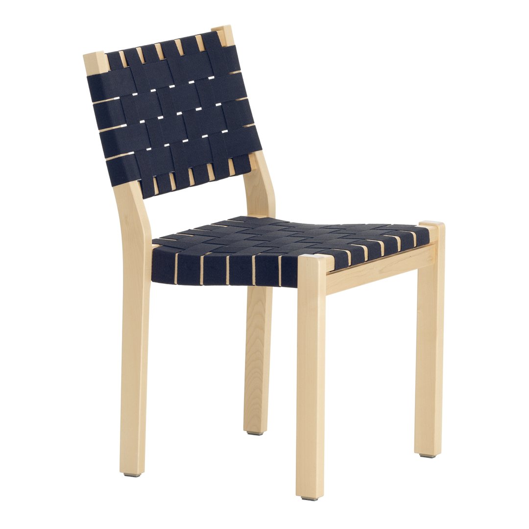 Artek Alvar Aalto 611 Chair - Iconic Scandinavian Modern Design for Living Room, Dining Room & Office