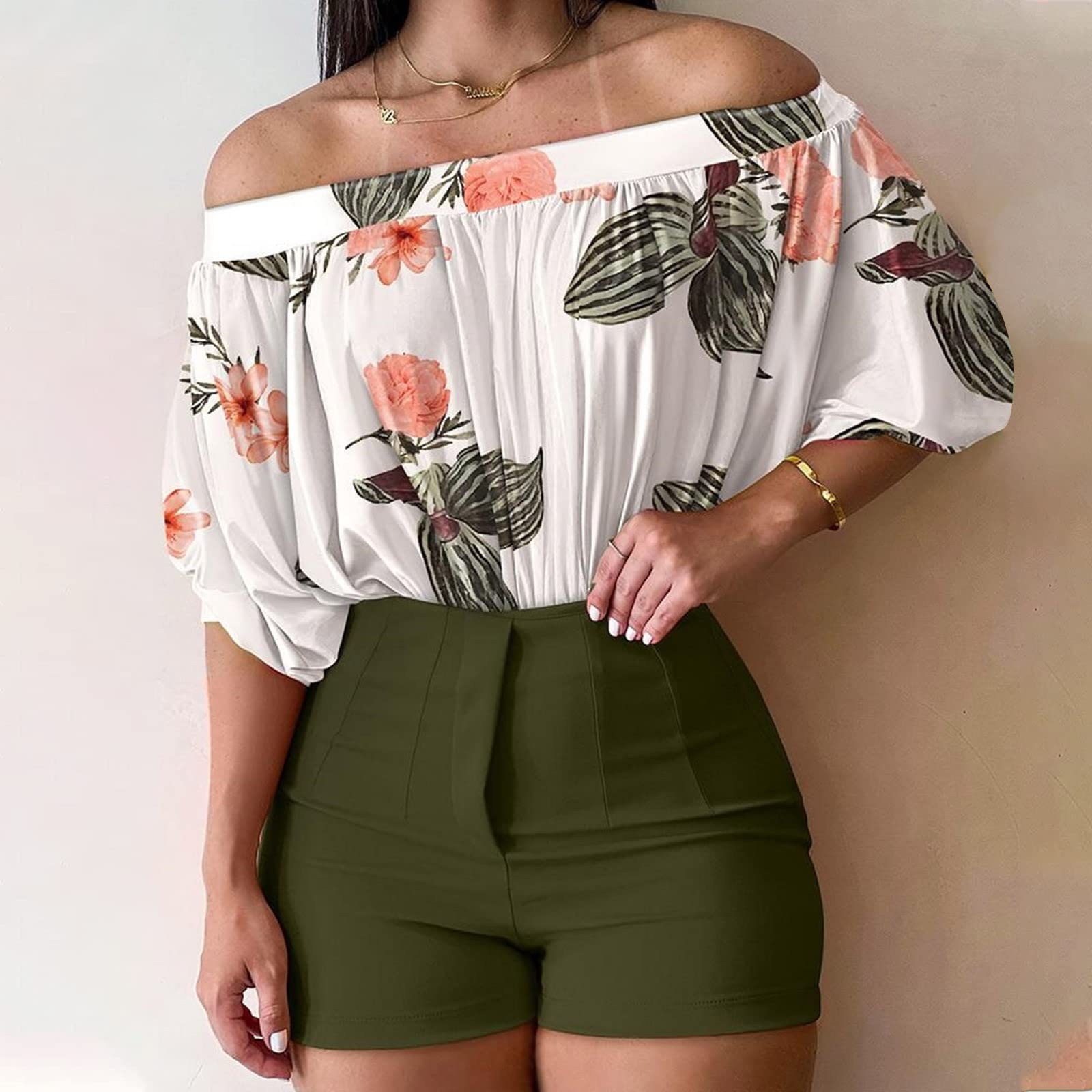 Trendy Women's 2 Piece Outfit Sets 2023 - Sleeveless Shirt & Shorts Pants Summer Fashion for Women | Casual Wear, Beach Vacation, Street Style, Party Outfits