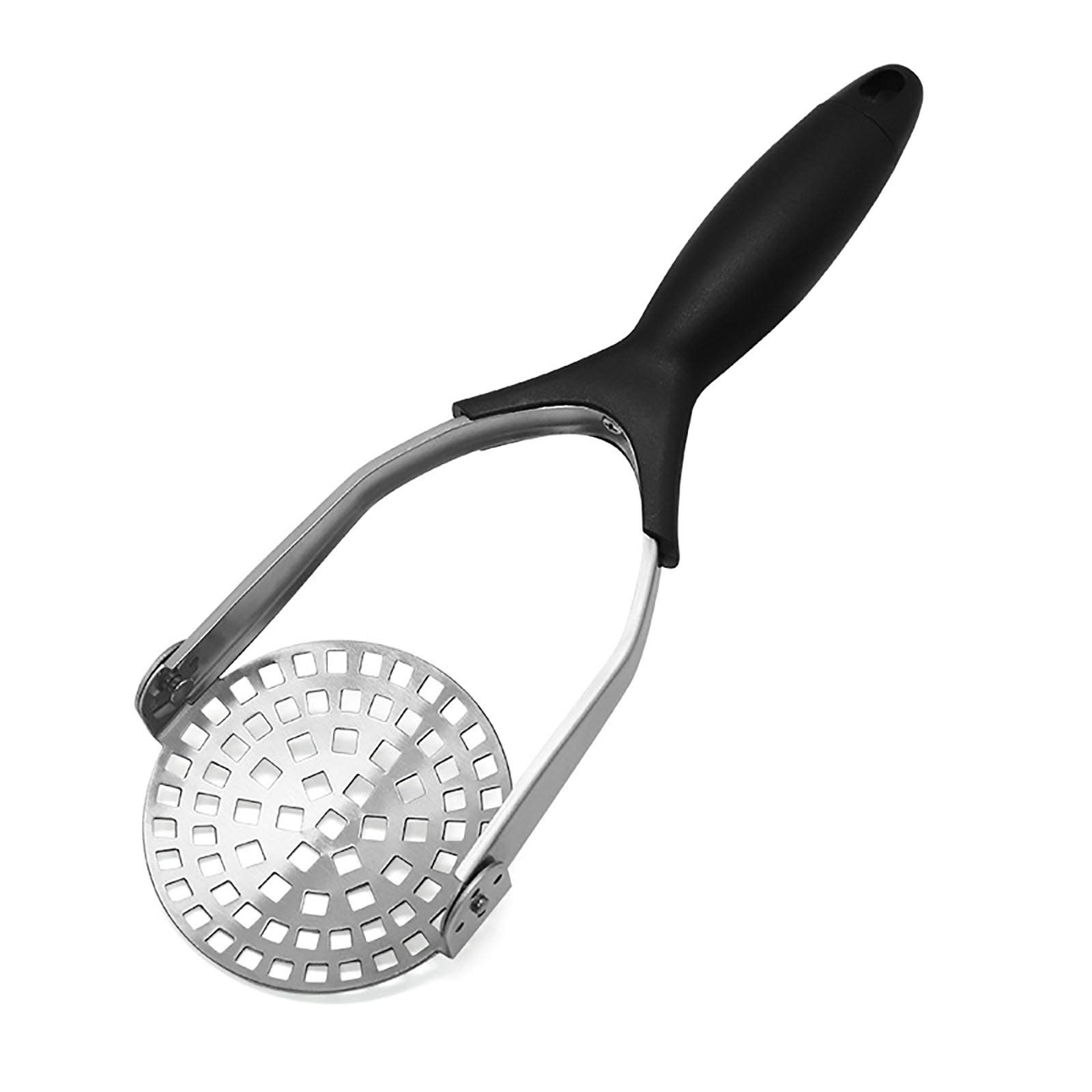 Stainless Steel Garlic Press & Potato Masher - Multicolor Kitchen Tool for Garlic Puree, Mud Mashers, Vegetable Peeler - Perfect for Cooking, Baking & Home Decor