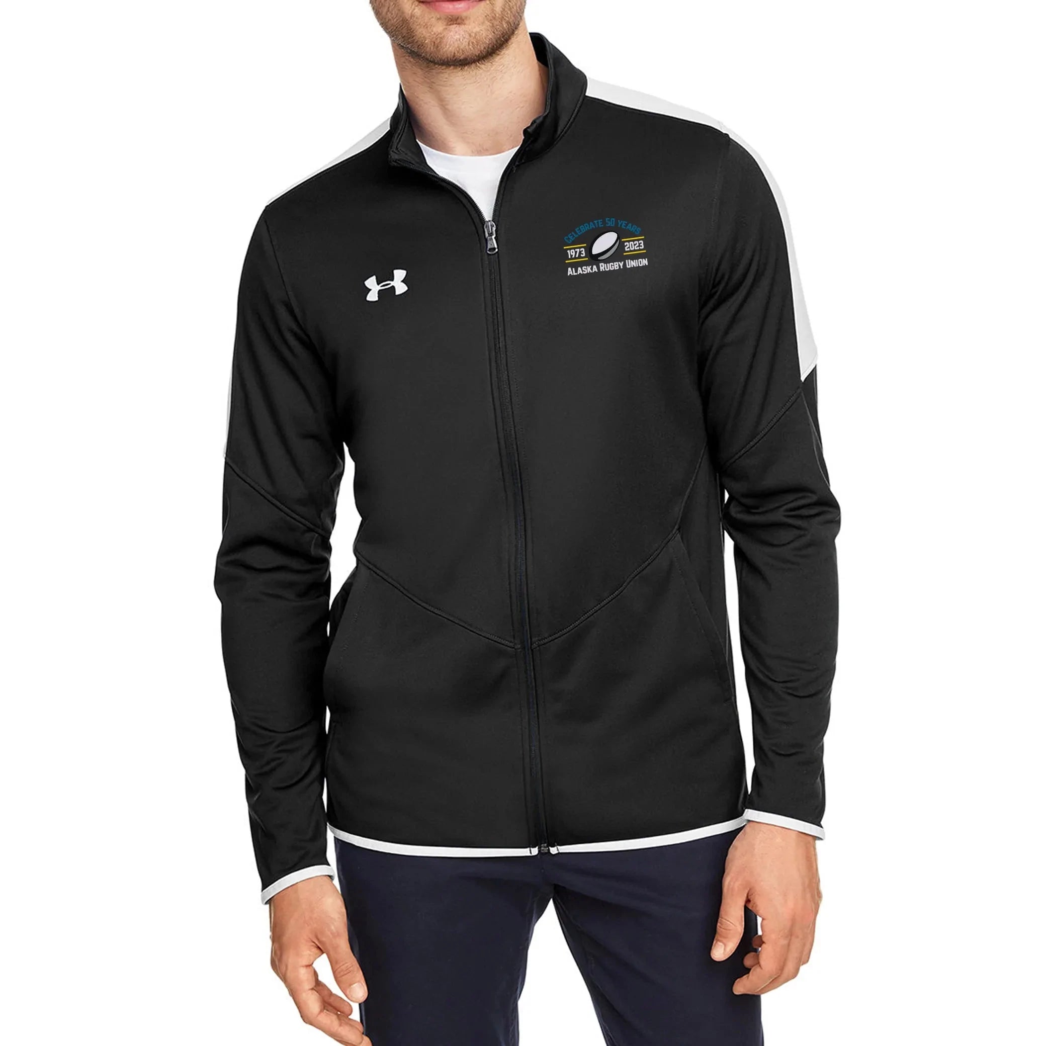 AKRU 50th Anniversary Rival Knit Jacket - Stylish Retro Pullover for Men & Women - Perfect for Casual Outings, Fall Layering, and Vintage Fashion Enthusiasts