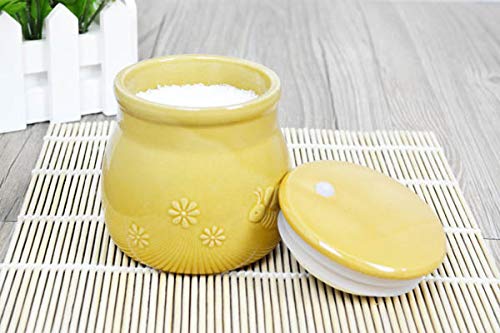 Ceramic Honey Jar with Seal Lid - Bee Design Food Storage Container for Candy, Snacks & Dry Goods | Perfect for Kitchen, Pantry & Gift Giving