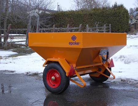 ITM 35 Tow Behind Epoke Spreader - Heavy Duty Salt & Sand Spreader for Snow Removal & Driveway Maintenance